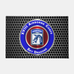 XVIII Airborne Corps Sky Dragons Doormat