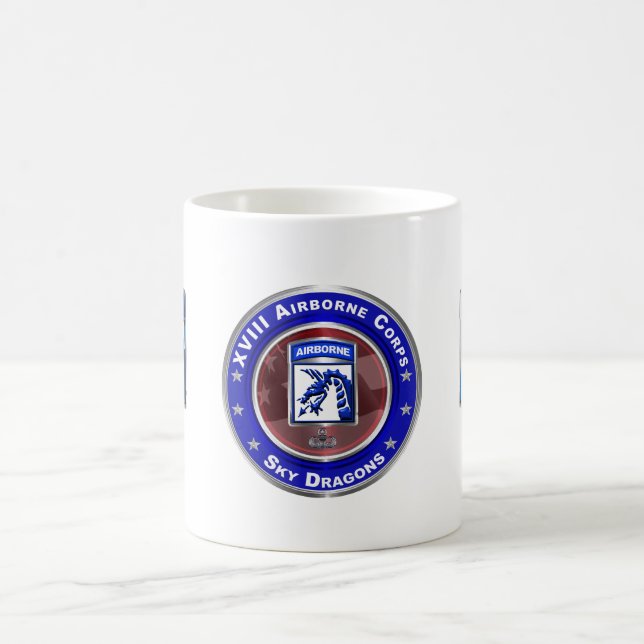 XVIII Airborne Corps Sky Dragons Magic Mug (Center)