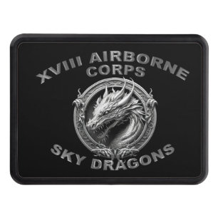 XVIII Airborne Corps Trailer Hitch Cover