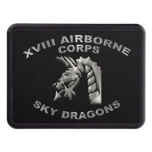 XVIII Airborne Corps  Trailer Hitch Cover