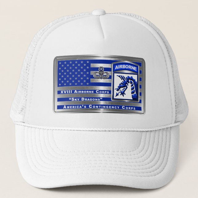 XVIII Airborne Corps Trucker Hat (Front)