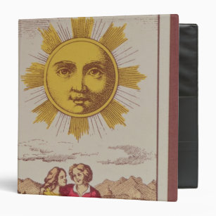 XVIIII Le Soleil, French tarot card of the Sun Binder