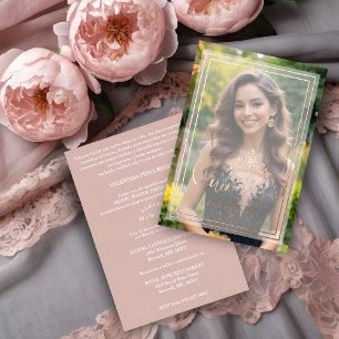 XVs Princess Tiara Luxury Overlay Vellum Effect 