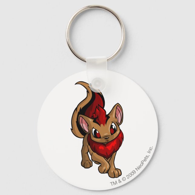 Xweetok Red Keychain (Front)