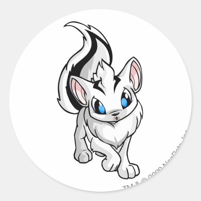 Xweetok White Classic Round Sticker (Front)