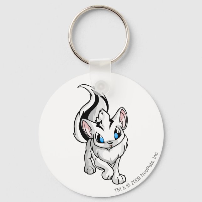 Xweetok White Keychain (Front)