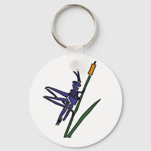 XX- Cricket Abstract Art Keychain