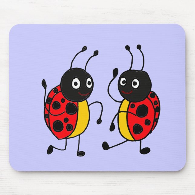 XX- Dancing Ladybugs Mouse Pad (Front)