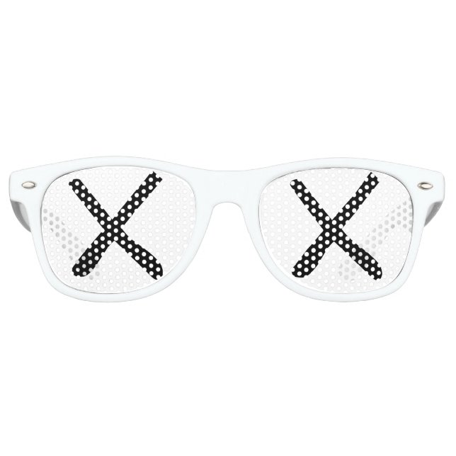 XX Eyes - "Crossed Out Eyes" Sunglasses (Front)