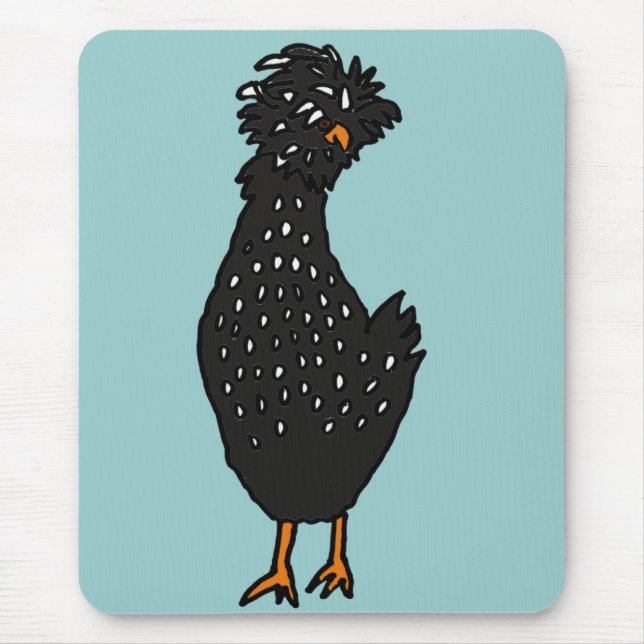XX- Funky Polish Chicken Mouse Pad (Front)