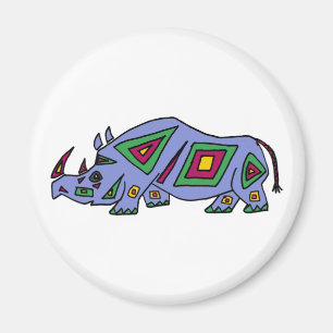 XX- Funky Rhino Magnet