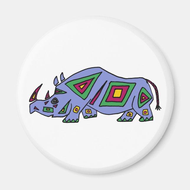 XX- Funky Rhino Magnet (Front)