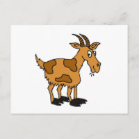 XX- Funny Cartoon Goat