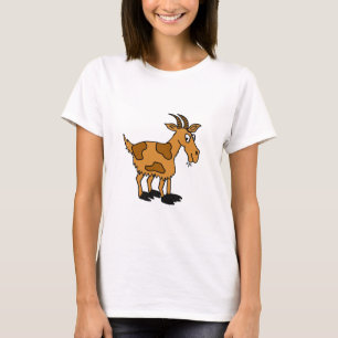 XX- Funny Cartoon Goat T-Shirt