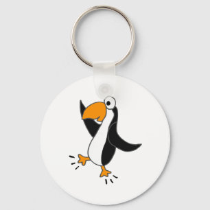 XX- Funny Dancing Penguin Cartoon Keychain
