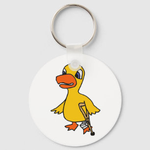 XX- Funny Lame Duck Cartoon Keychain