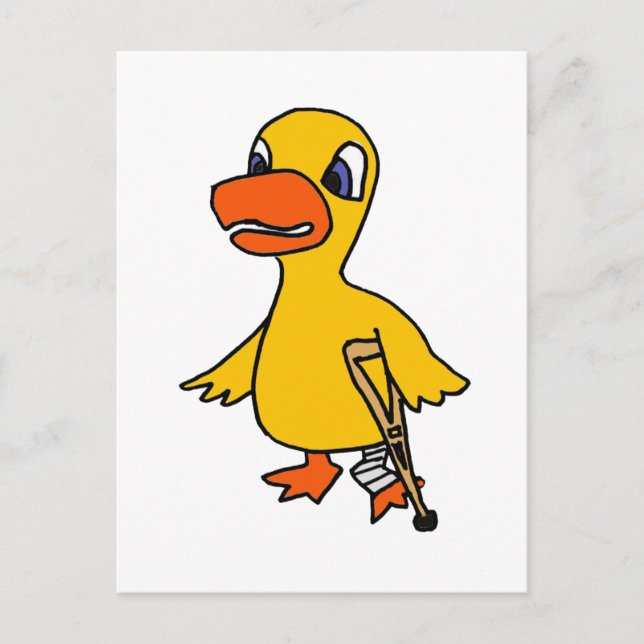 XX- Funny Lame Duck Cartoon Postcard (Front)