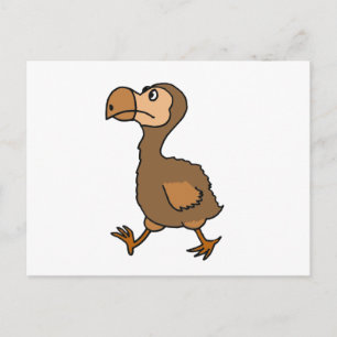 XX- Hilarious Dodo Bird Design Postcard