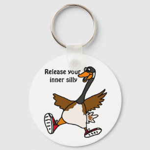 XX- Release Your Inner Silly - Goose Keychain