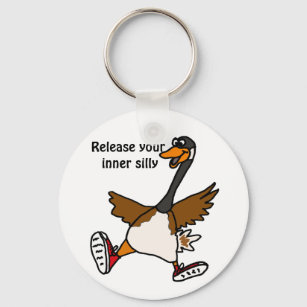 XX- Release Your Inner Silly - Goose Keychain