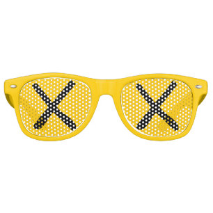 XX Yeux - Lunettes de soleil "Crossout Eyes" Jaune