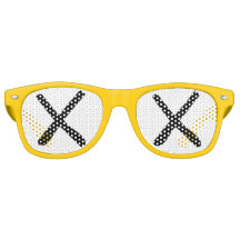 XX Yeux - Lunettes de soleil "Crossout Eyes" Jaune