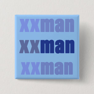 XXMan 2 Inch Square Button