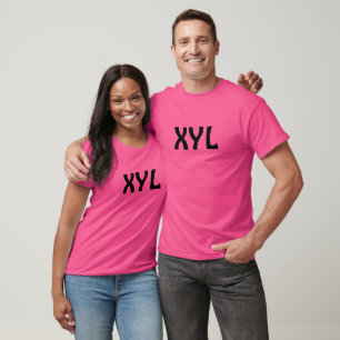 XYL ou YL, radio pour jambon pour femmes TShirt