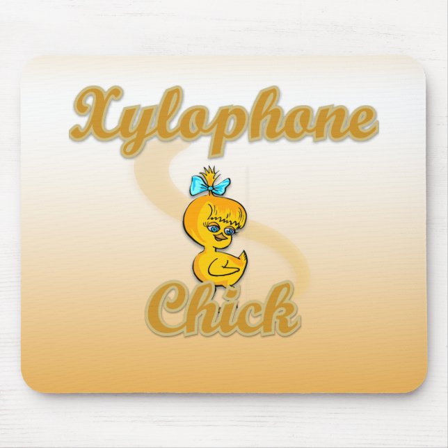 Xylophone Chick Mouse Pad (Front)