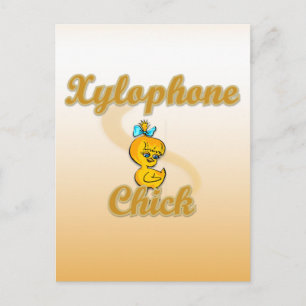 Xylophone Chick Postcard