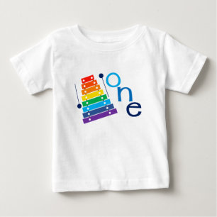 Xylophone first birthday shirt