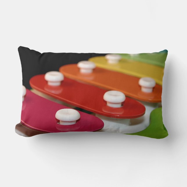 Xylophone Lumbar Pillow (Front)