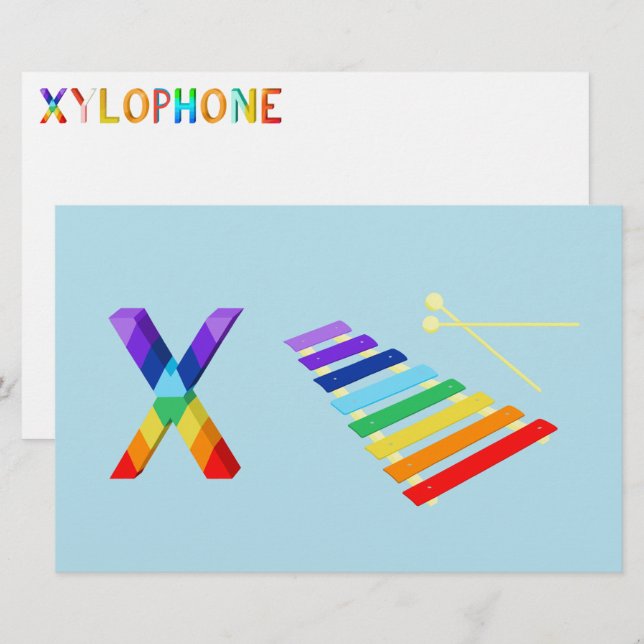 Xylophone Paper (Front/Back)