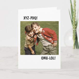 XYZ-PDQ! CARD