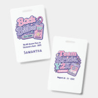Y2K Bachelorette VIP Pass Team Bride Credential