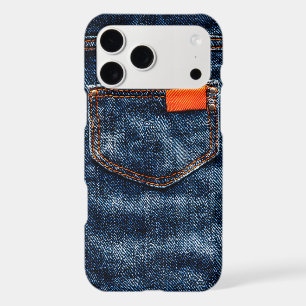 Y2K Denim iPhone Case Retro Jean Texture