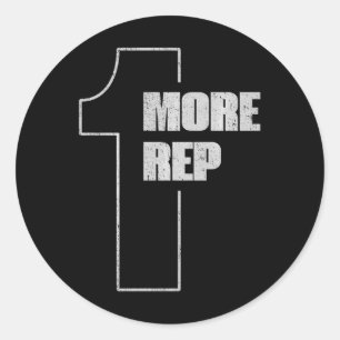 Y2k Fitness Quote Fashion Gym Training Discipline Classic Round Sticker