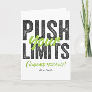 Y2k Fitness Quote Gym Training Discipline Yoga Spo Card