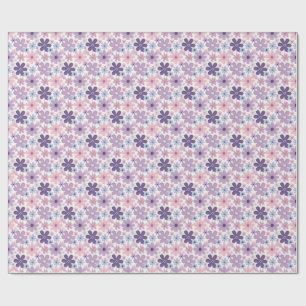 Y2K Flower Pattern Wrapping Paper
