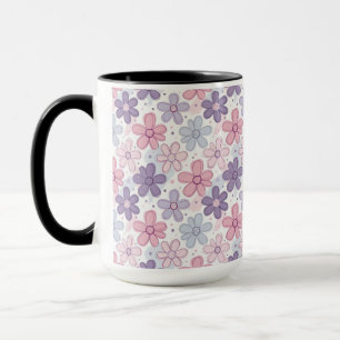Y2K Flower Seamless Pattern Mug