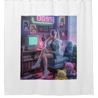 Y2K Gamer Girl Vibes – Retro Tech & Neon Room Aest
