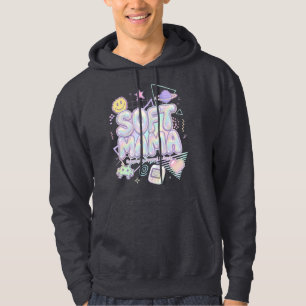 Y2K Holographic Soft Mama Retro Gamer Aesthetic T- Hoodie