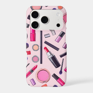 Y2K Makeup Collage iPhone Case | Glam Scatter