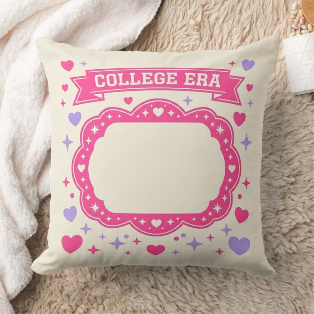 Y2K Personalized College Dorm Pillow (Blanket)