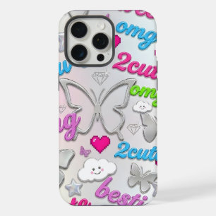 Y2K Phone Case Aesthetic 2000s Nostalgia Butterfly