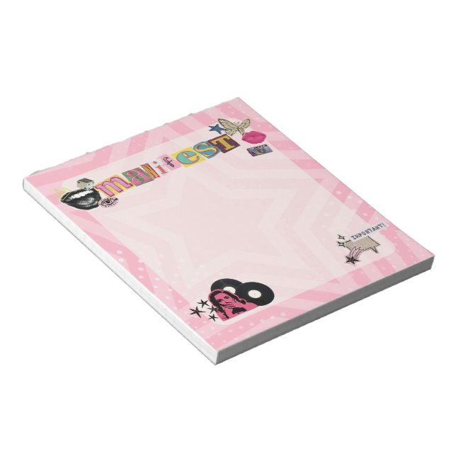 Y2K Ransom Letter Manifest Notepad (Angled)