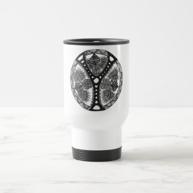 Y Doodle travel mug (Center)