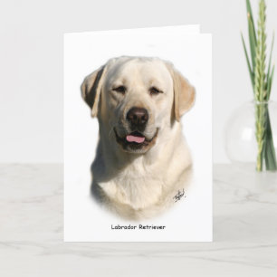 Y ellow Labrador Retriever Card