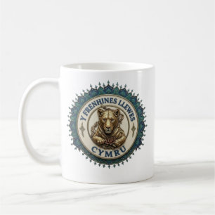Y Frenhines Llewes. cymru ‎ Coffee Mug
