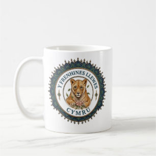Y Frenhines Llewes. cymru ‎ Coffee Mug
